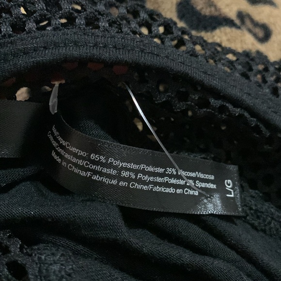 Fishnet crop tank top black - Picture 11 of 11